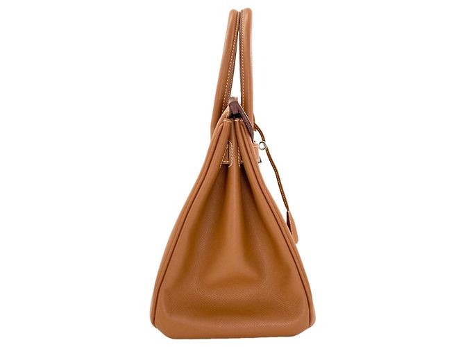 Hermès Borsa Hermes Birkin 30 in Gold D'oro - vista 3