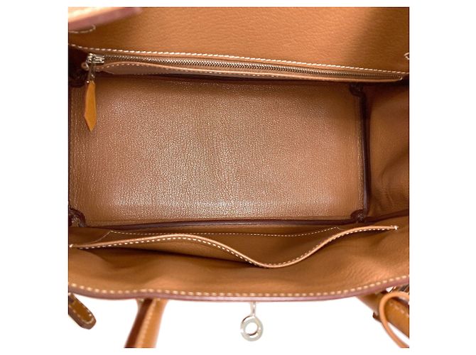 Hermès Borsa Hermes Birkin 30 in Gold D'oro - vista 5