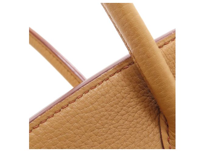 Hermès Borsa Hermes Birkin 30 in pelle Togo marrone - vista 14