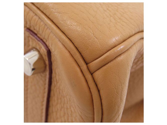 Hermès Borsa Hermes Birkin 30 in pelle Togo marrone - vista 21