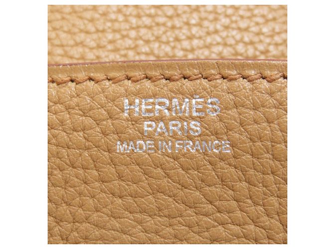 Hermès Borsa Hermes Birkin 30 in pelle Togo marrone - vista 6