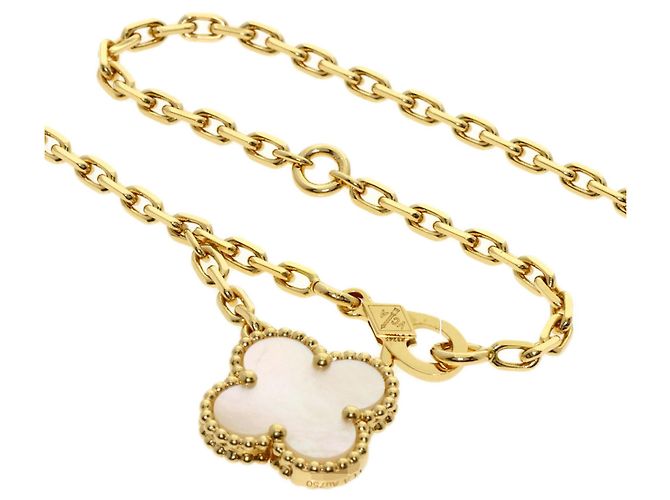 Collana Magic Alhambra 6-Motif Shell Onyx Van Cleef & Arpels - vista 6