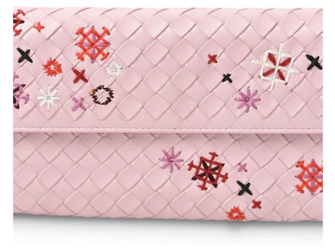 Monedero rosa Bottega Veneta - vista 2