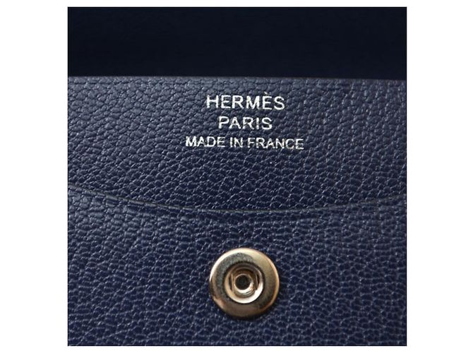 Hermès Monedero Hermes Iliade Compact B Stamp Azul - vista 11