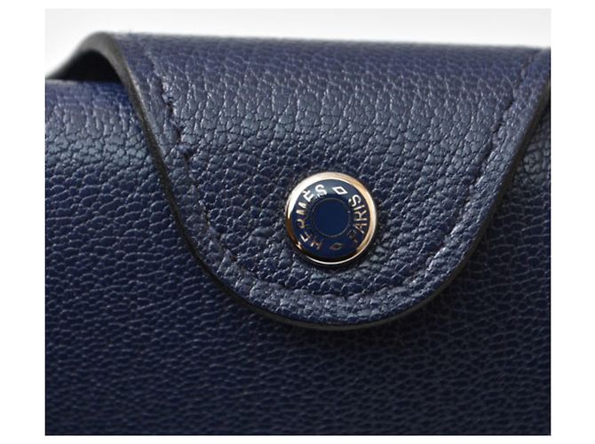 Hermès Monedero Hermes Iliade Compact B Stamp Azul - vista 4