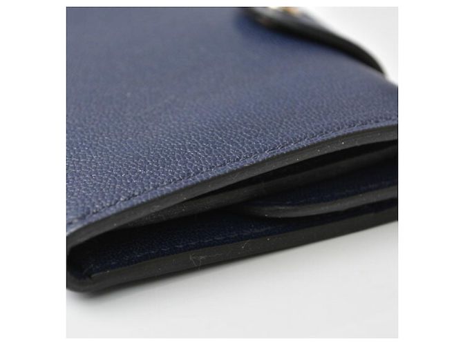 Hermès Monedero Hermes Iliade Compact B Stamp Azul - vista 5