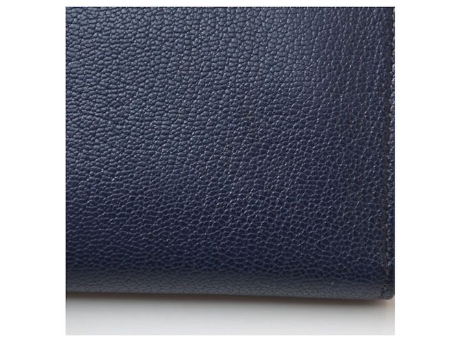 Hermès Monedero Hermes Iliade Compact B Stamp Azul - vista 7