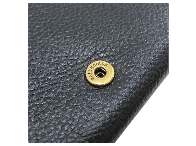 Everyday Balenciaga 594289 Logo Long Wallet Noir - vue 12