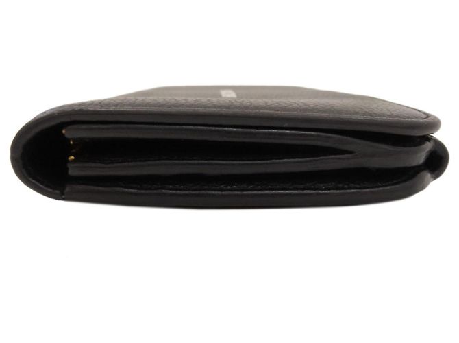 Everyday Balenciaga 594289 Logo Long Wallet Noir - vue 3