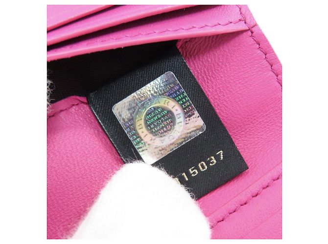 Bvlgari Bulgari Logomania Leder-Bifold-Geldbörse Beige - Ansicht 8