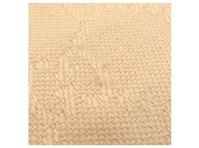 Stola Gucci GG in lana beige - vista 6