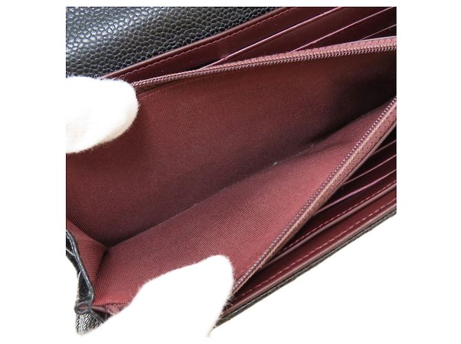 Chanel Matelassé Long Wallet Schwarz - Ansicht 6