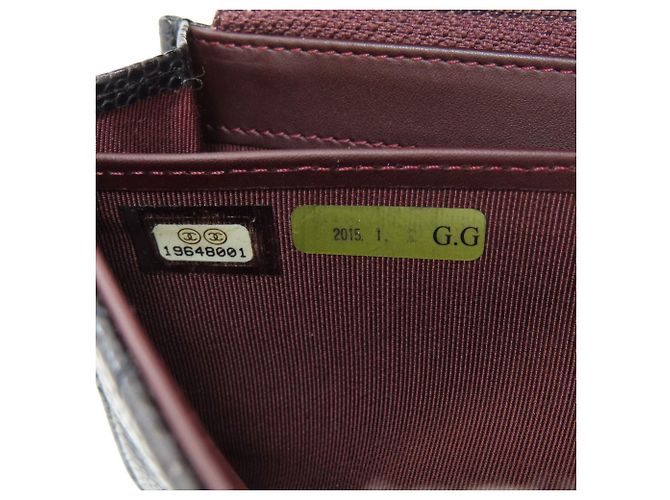Chanel Matelassé Long Wallet Schwarz - Ansicht 8