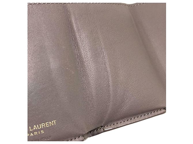 Cartera compacta Cassandra Yves Saint Laurent Castaño - vista 8