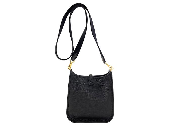 Hermès Borsa a tracolla Hermes Evelyne TPM Nero - vista 2