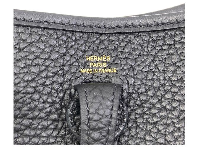 Hermès Borsa a tracolla Hermes Evelyne TPM Nero - vista 6
