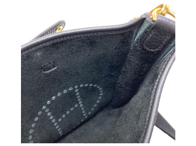 Hermès Borsa a tracolla Hermes Evelyne TPM Nero - vista 8
