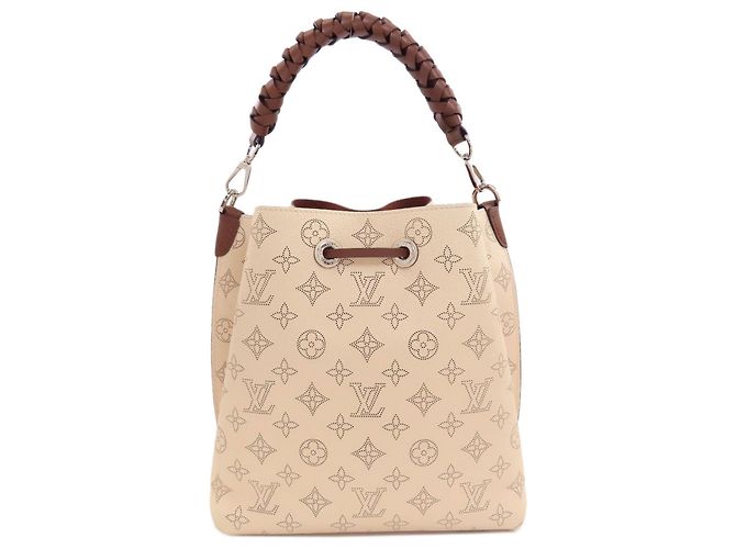 Louis Vuitton Mahina M55801 Mulia Handtasche Braun Roh - Ansicht 2