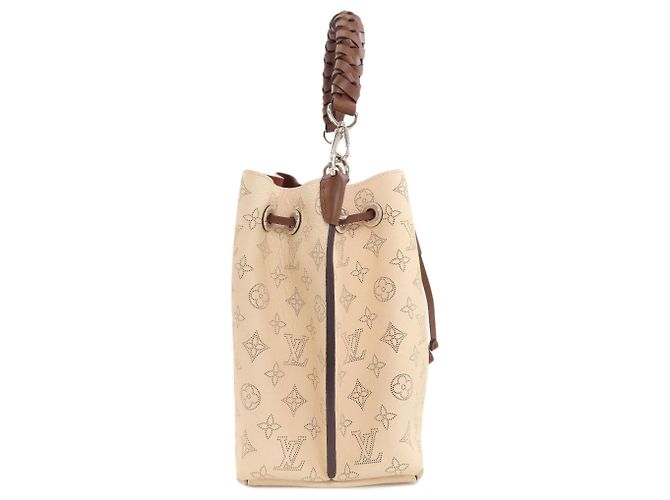 Louis Vuitton Mahina M55801 Mulia Handtasche Braun Roh - Ansicht 3
