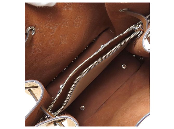 Louis Vuitton Mahina M55801 Mulia Handtasche Braun Roh - Ansicht 5