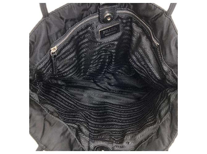 Borsa in nylon nero Prada - vista 5