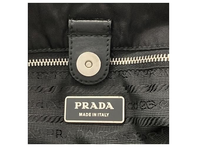 Borsa in nylon nero Prada - vista 6