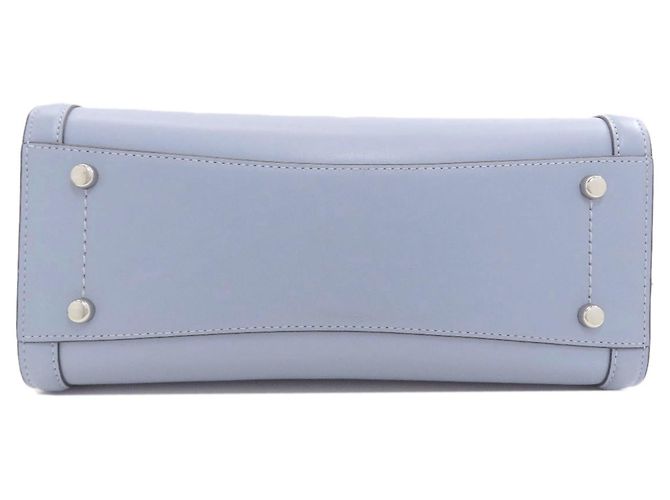 Borsa a 2 vie in pelle Coach F49500 da donna Blu - vista 4