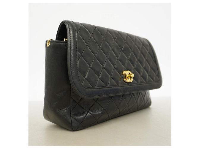 Borsa a Spalla Chanel Matelassé Chain Nero - vista 2