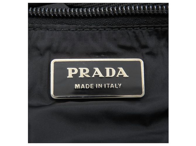 Borsa a mano Prada Eco Bag in nylon nero - vista 6