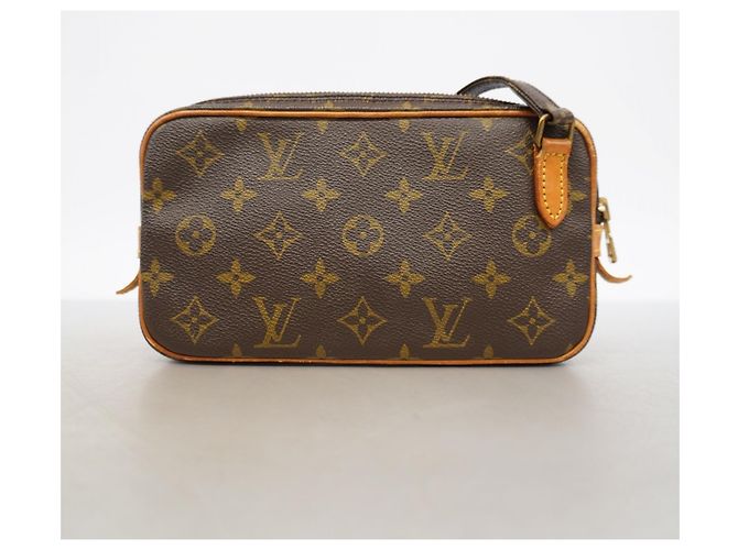 Louis Vuitton Monogram Pochette Marly Bandoulière Shoulder Bag Brown - view 11
