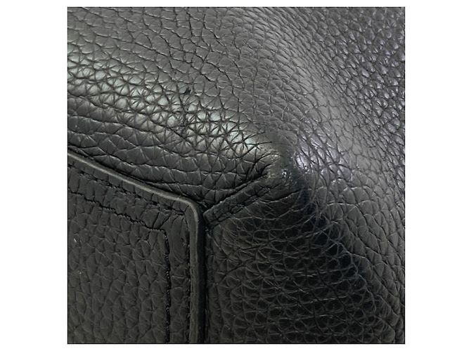 Borsa Tote Cabas Voyage in pelle Taurillon Louis Vuitton Nero - vista 21