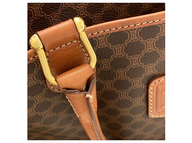 Céline Celine Macadam Handtasche Braun - Ansicht 17