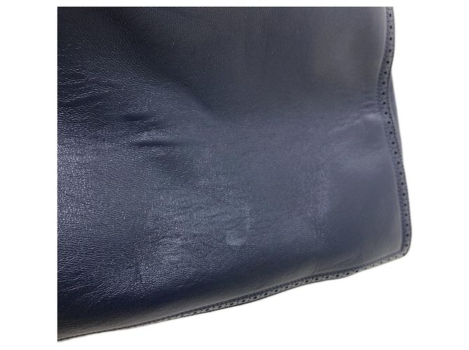Borsa Balenciaga Rivacity Paper Blu navy - vista 11