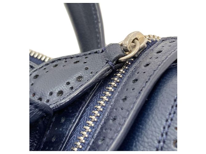 Borsa Balenciaga Rivacity Paper Blu navy - vista 14