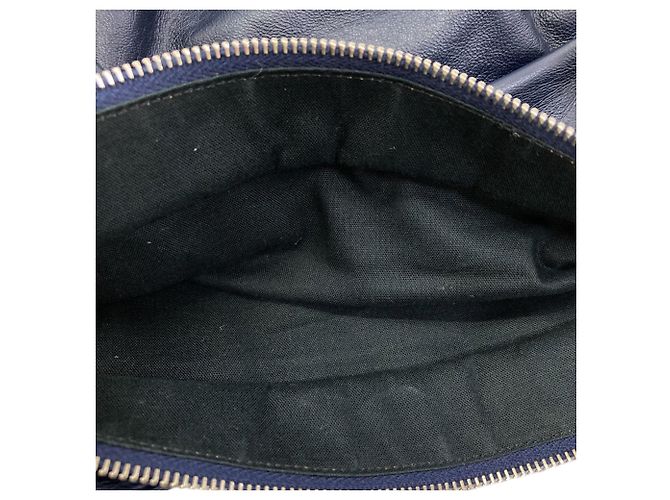 Borsa Balenciaga Rivacity Paper Blu navy - vista 9