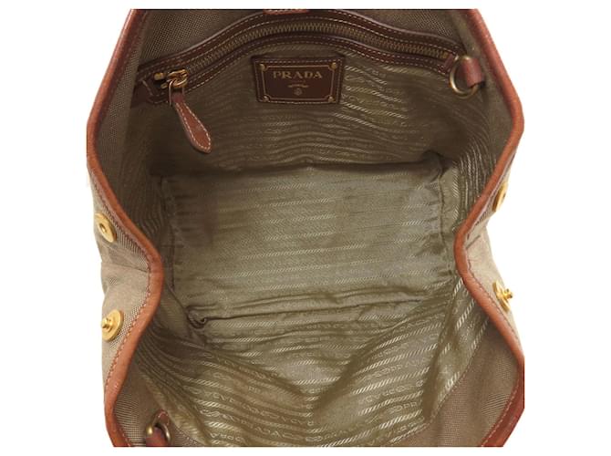 Borsa 2-Way Prada Fiocco Marrone - vista 5