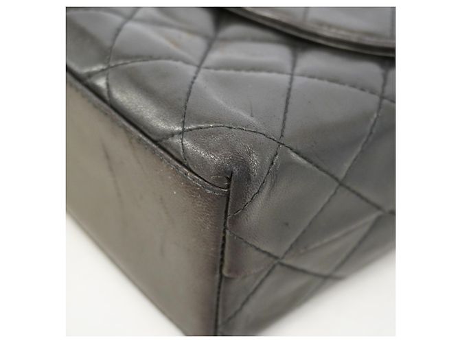 Timeless Borsa a tracolla Chanel Matelassé in agnello nero - vista 6