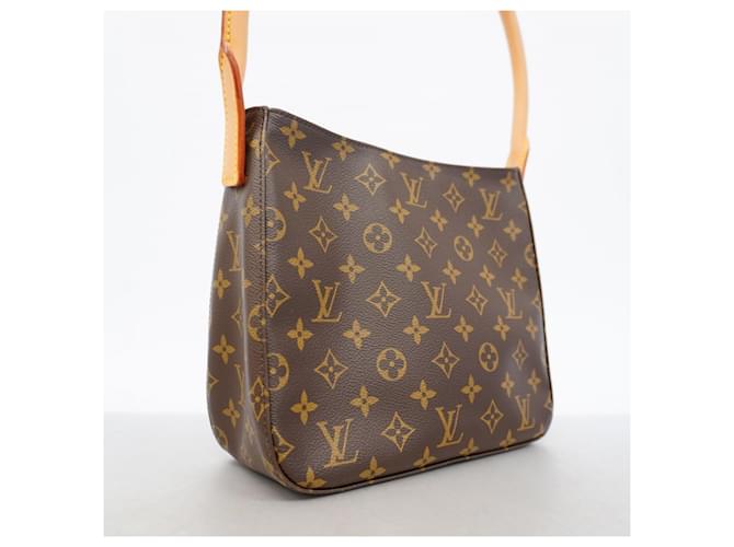 Borsa a Spalla Louis Vuitton Monogram Looping MM Marrone - vista 2