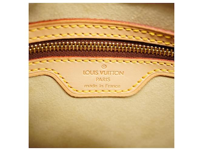 Borsa a Spalla Louis Vuitton Monogram Looping MM Marrone - vista 5