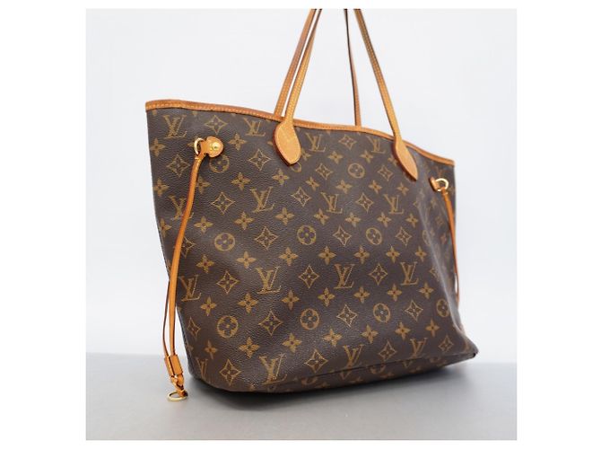 Borsa Tote Louis Vuitton Monogram Neverfull MM Fuschia - vista 2