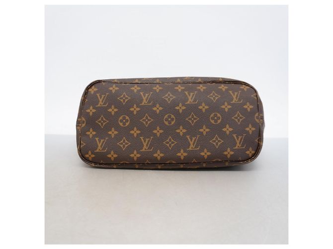 Borsa Tote Louis Vuitton Monogram Neverfull MM Fuschia - vista 3