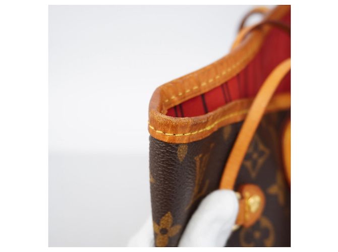 Borsa Tote Louis Vuitton Monogram Neverfull MM Fuschia - vista 7