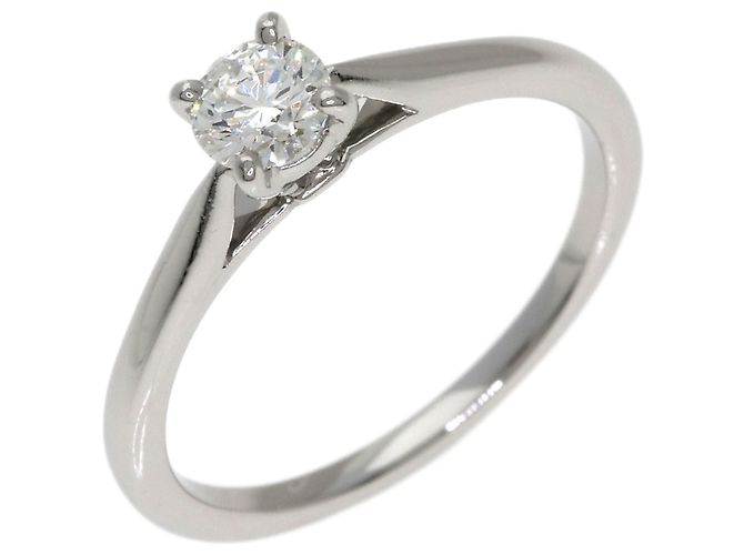 Cartier Platinum 950 Solitaire Diamond Ring - view 2