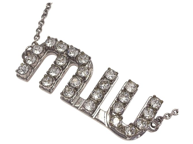 Bracciale charm in argento Miu Miu - vista 2