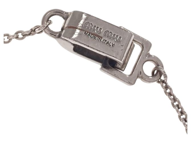 Bracciale charm in argento Miu Miu - vista 5