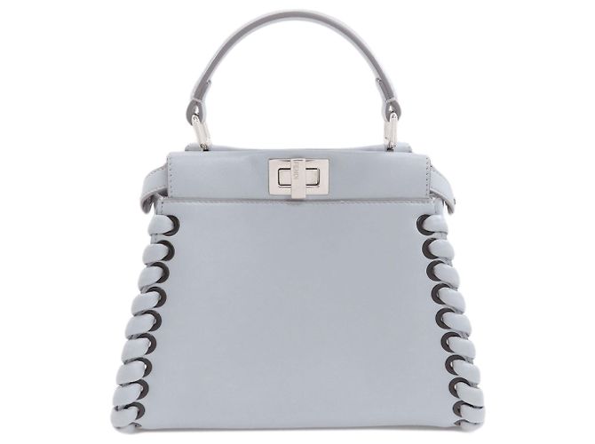 Borsa 2-Way Fendi Peekaboo Mini Blu chiaro - vista 2