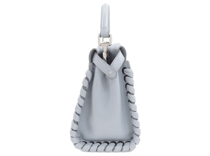 Borsa 2-Way Fendi Peekaboo Mini Blu chiaro - vista 3