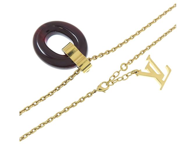 Collana Gimme Crew Louis Vuitton Rosso D'oro Porpora - vista 2