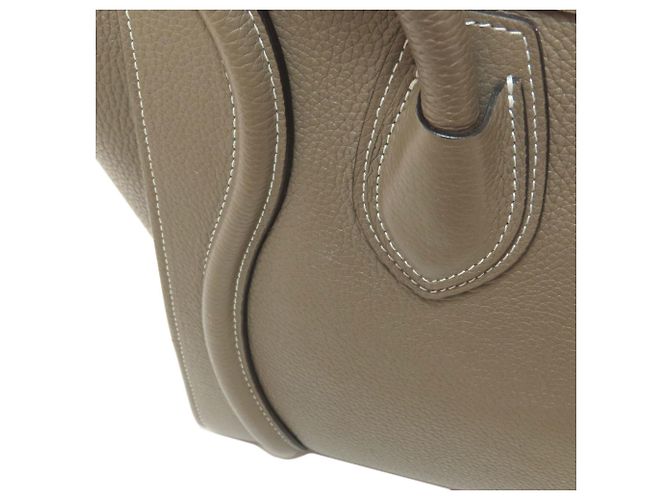 Céline Celine Luggage Micro Handbag Beige - Ansicht 10