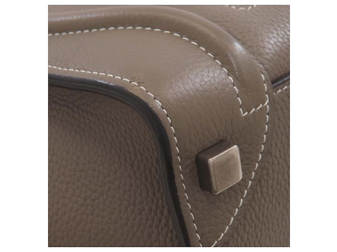 Céline Celine Luggage Micro Handbag Beige - Ansicht 14